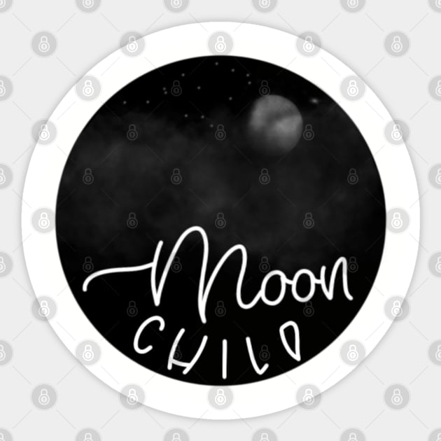 Moon Child Sticker by TheMidnightBruja